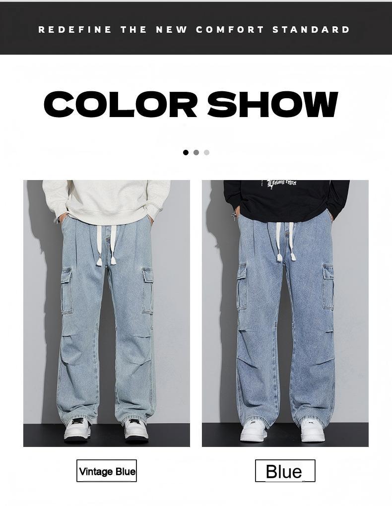 Men's Straight-Leg Casual Jeans