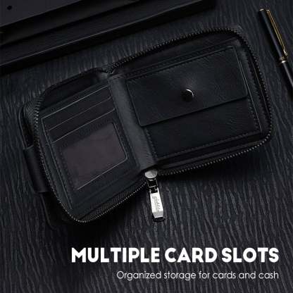 🍂Men's Vintage Compact Zipper Wallet