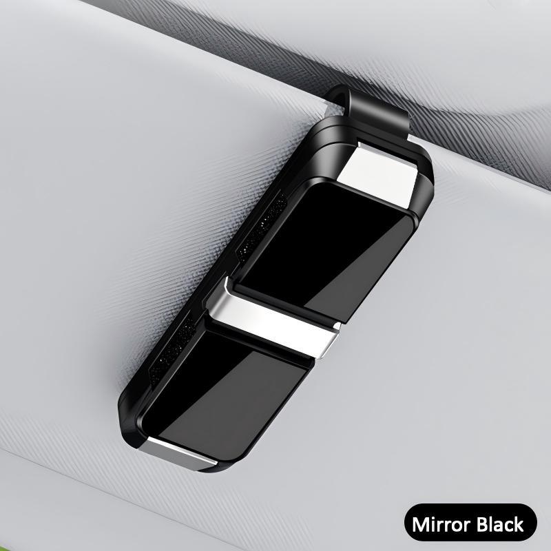 Multifunctional two-way car glasses clip, fits all car models.
