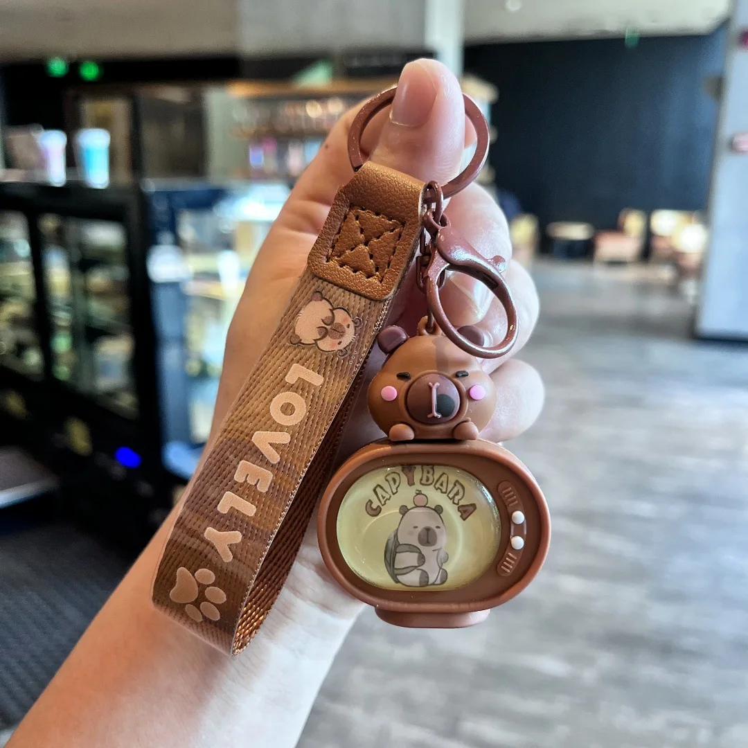 Cute Capybara Glowing TV Pendant