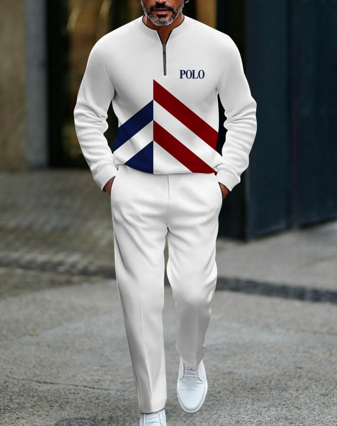 🧢 Men’s Zip Pullover Tracksuit – New Arrival