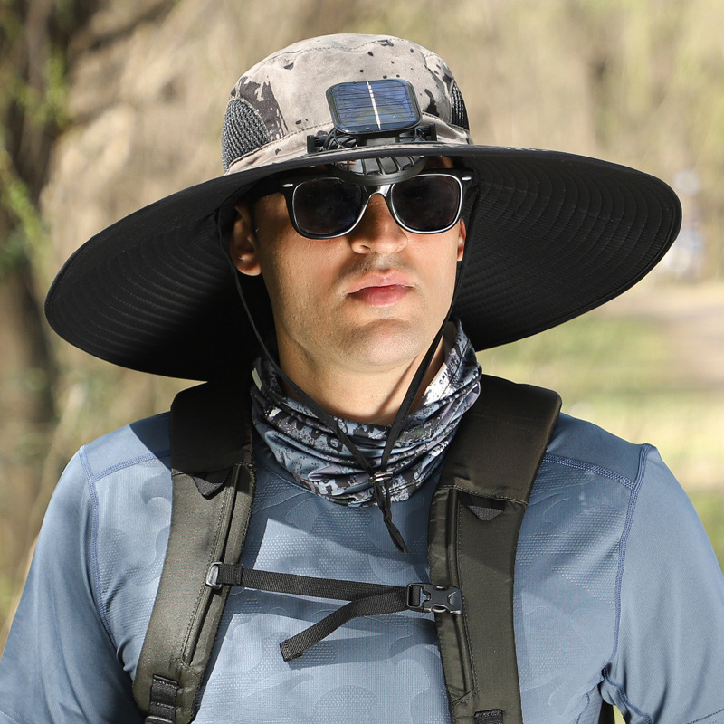 Solar Powered Fan Hat