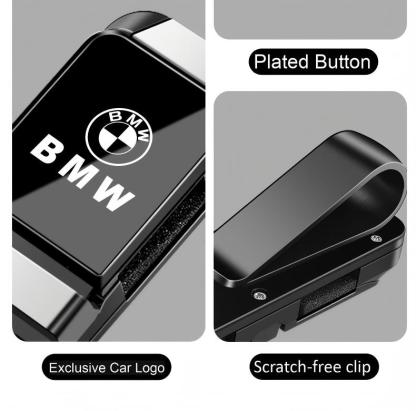 Multifunctional two-way car glasses clip, fits all car models.