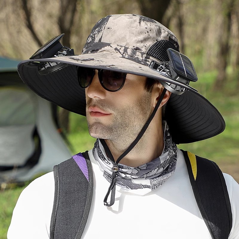 Solar Powered Fan Hat