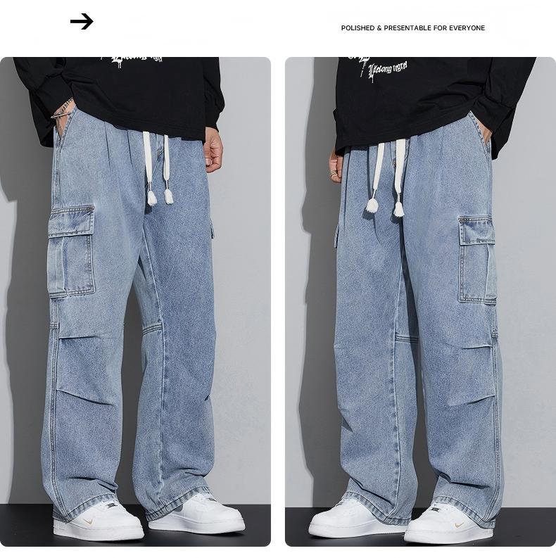 Men's Straight-Leg Casual Jeans