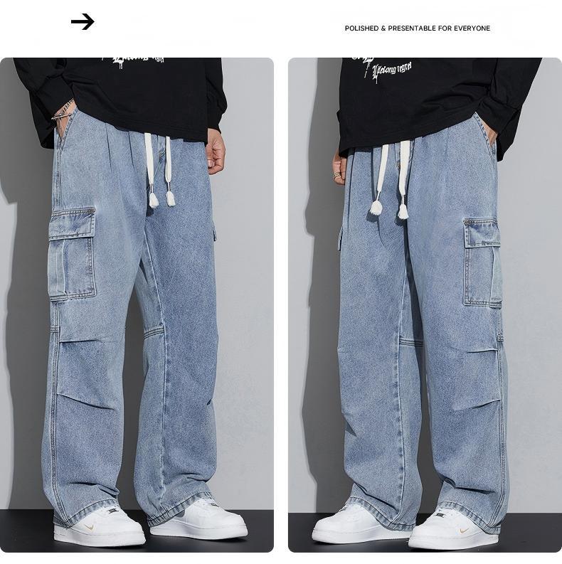 Men's Straight-Leg Casual Jeans