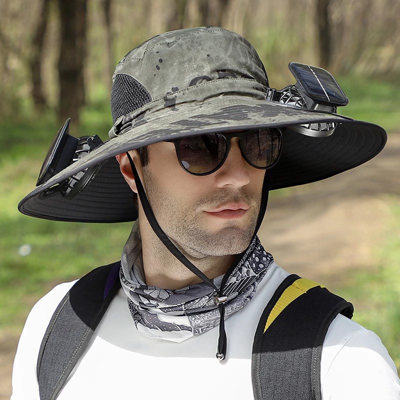 Solar Powered Fan Hat