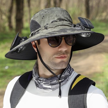 Solar Powered Fan Hat