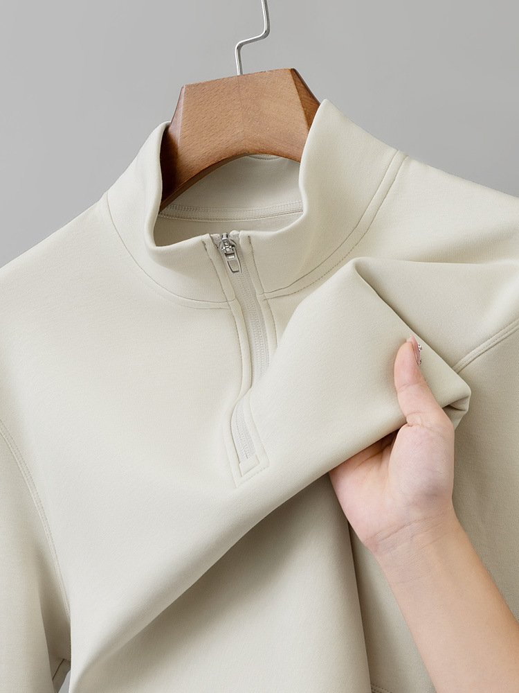 🔥 Men’s Wrinkle-Free Half-Zip Sweatshirt — Soft, Sleek & Sophisticated 🔥