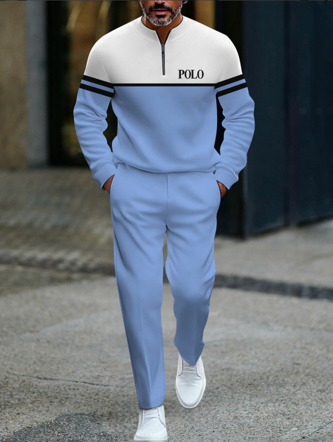 🧢 Men’s Zip Pullover Tracksuit – New Arrival