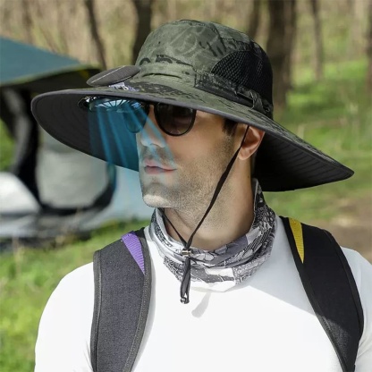 Solar Powered Fan Hat