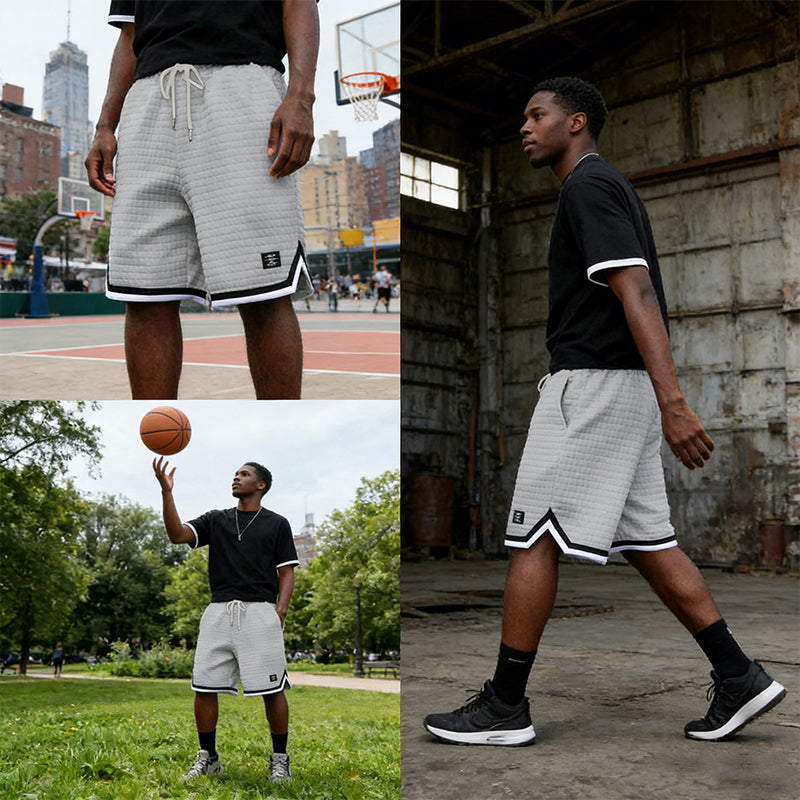 Men's Loose Striped Athletic Shorts | Casual Trendy Streetwear