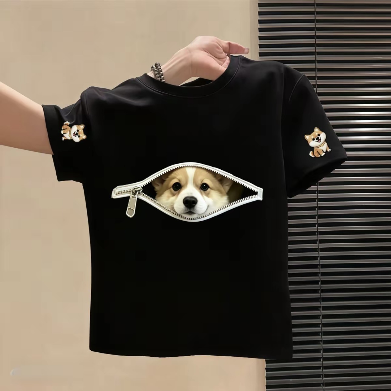 Unisex 100% Cotton Kids Cartoon Summer Short Sleeve Tee