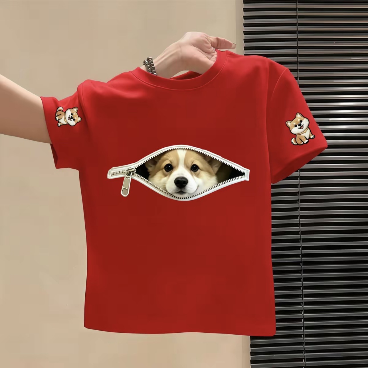 Unisex 100% Cotton Kids Cartoon Summer Short Sleeve Tee