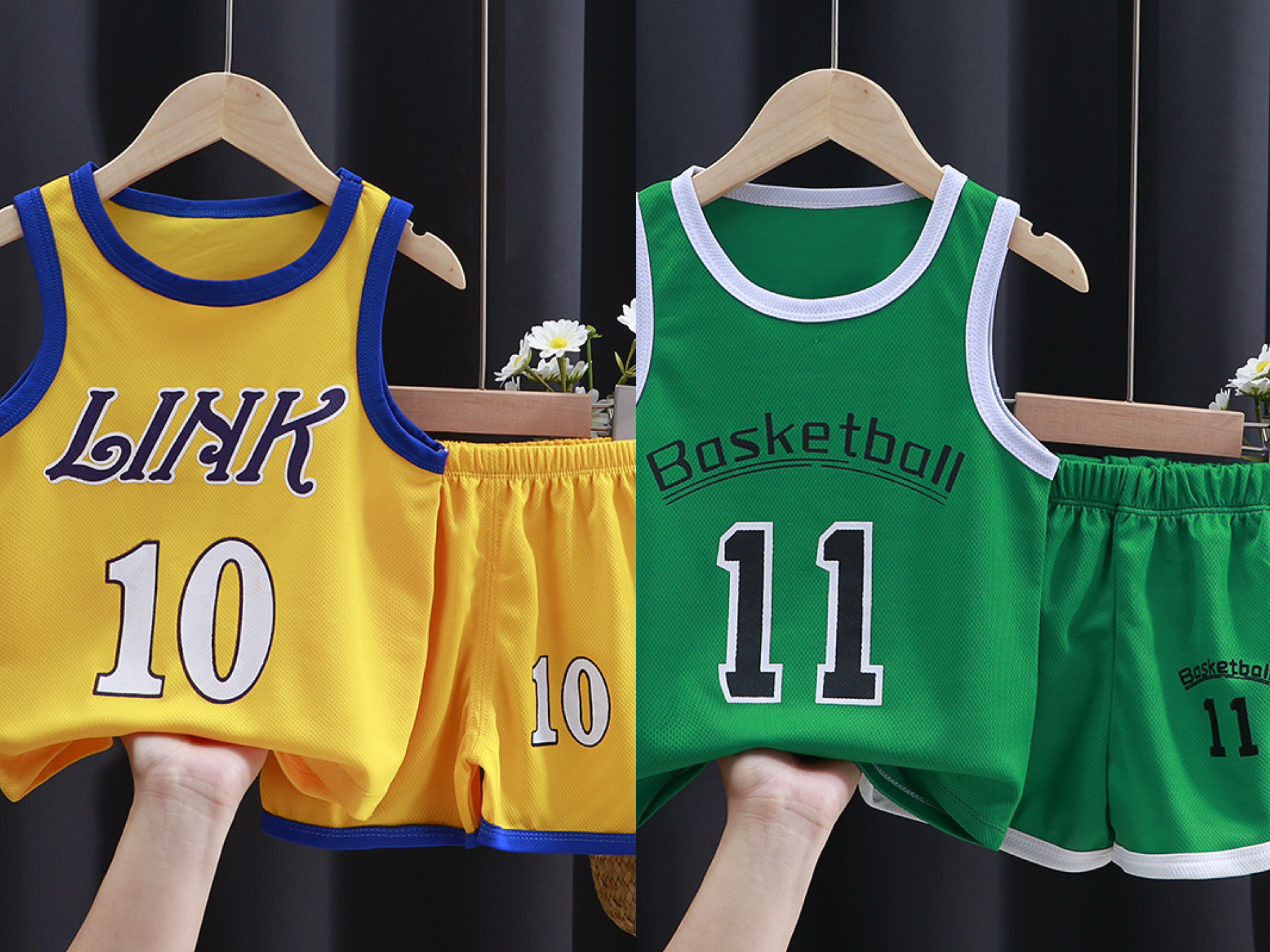 Thin Pure Cotton Short Sleeve Kids Sports Outfit In Stock
