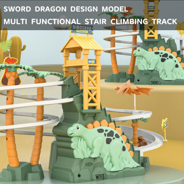 🦖 Large Rotating Dinosaur Adventure Slide Climbing Toy 🦖