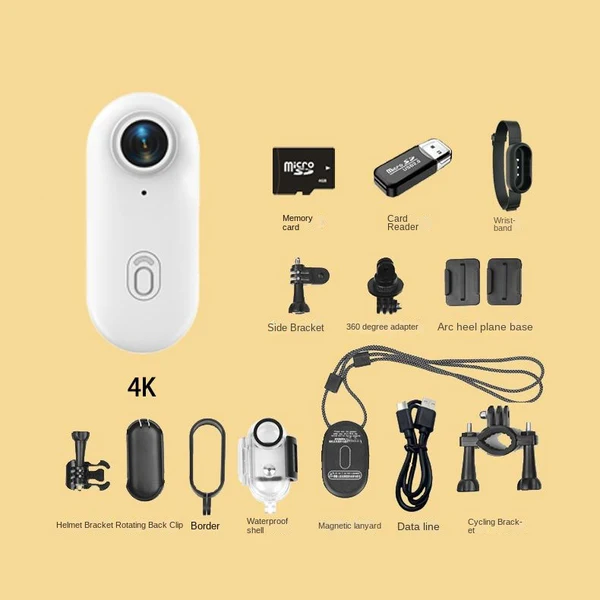 Magnetic thumb action camera HD