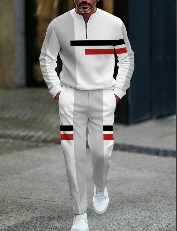 🧢 Men’s Zip Pullover Tracksuit – New Arrival