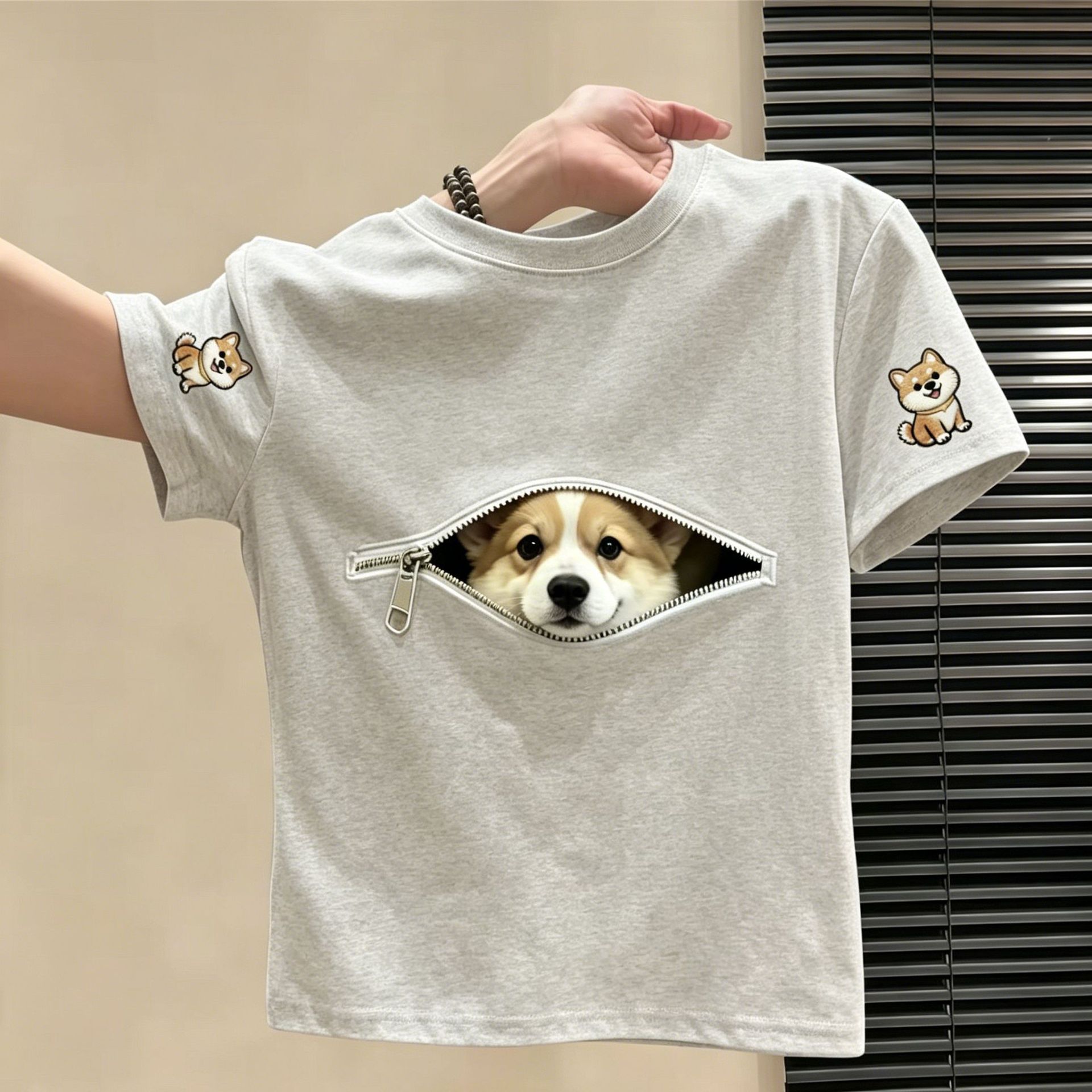 Unisex 100% Cotton Kids Cartoon Summer Short Sleeve Tee