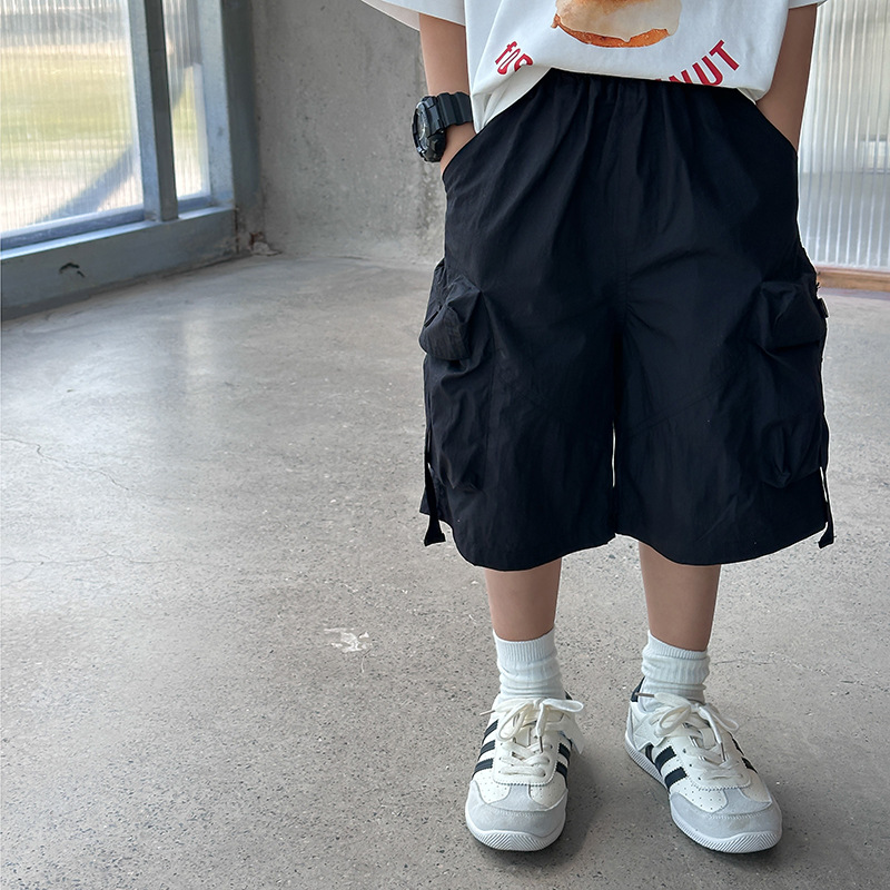Kids' Summer Soft Cotton Woven Casual Pants
