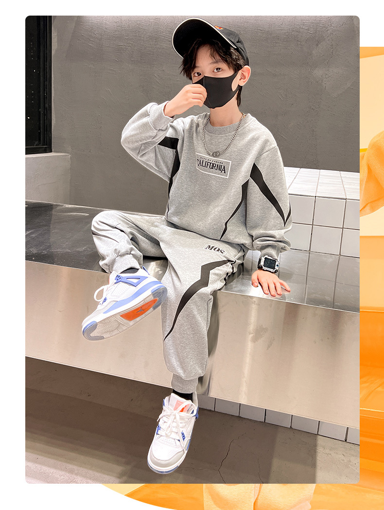 Korean 2-Piece Cotton Outfit Set for Older Kids