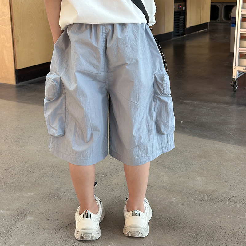 Kids' Summer Soft Cotton Woven Casual Pants