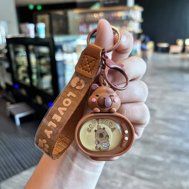 Cute Capybara Glowing TV Pendant