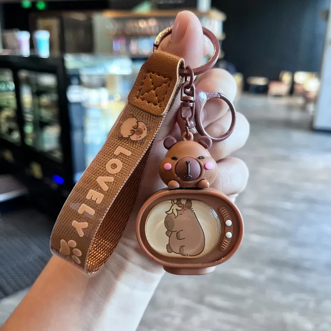 Cute Capybara Glowing TV Pendant