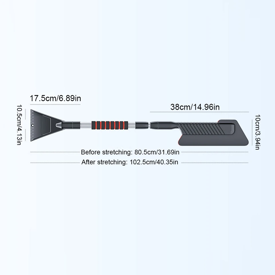 Multi-functional Telescopic Snow Removal Tool