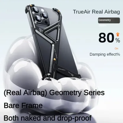 Z Shape Aluminum Alloy Magnetic Phone Case