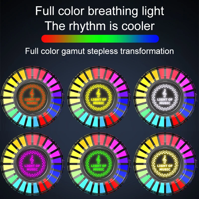RGB LED Music Car Light – Sound & APP Control