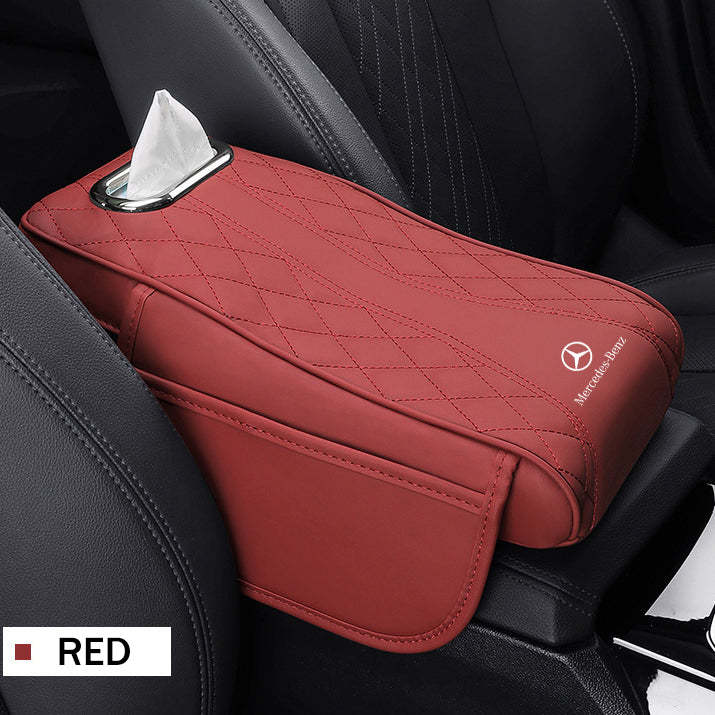 Car Armrest Box Mat Universal Storage Bag Car Tissue Box