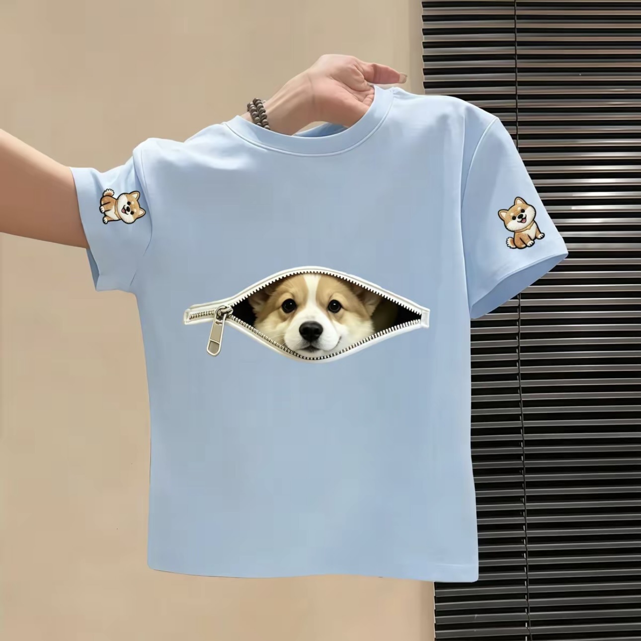 Unisex 100% Cotton Kids Cartoon Summer Short Sleeve Tee