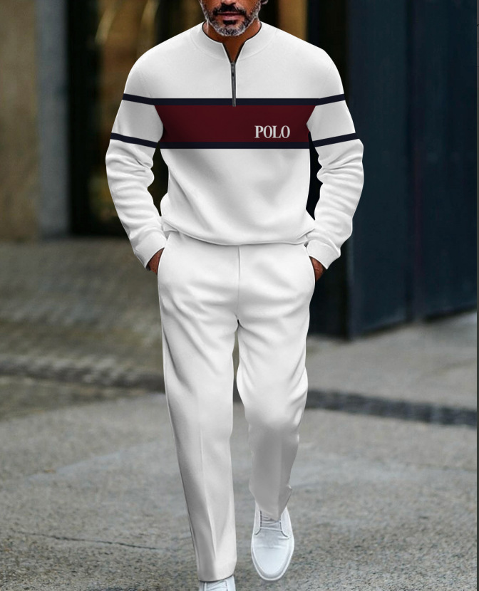 🧢 Men’s Zip Pullover Tracksuit – New Arrival