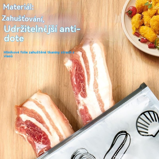 【10/20/30 ks】Opakovaně použitelné úložné sáčky z hliníkové fólie
