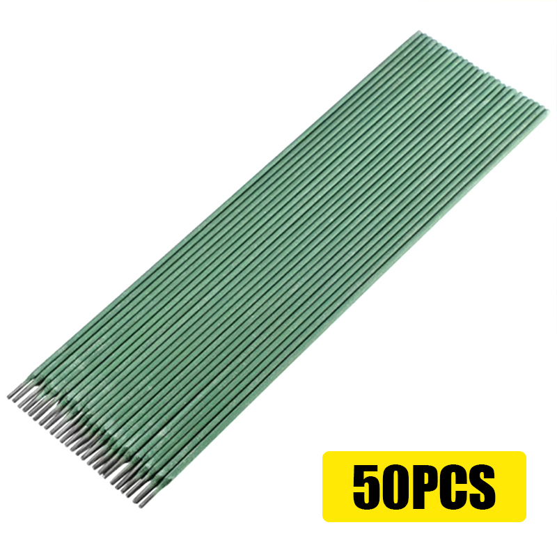 【20/50/100 PCS】 Zelená svařovací tyč pro domácnost, speciální svařovací tyč pro pozinkované trubky z barevné ocelové dlaždice