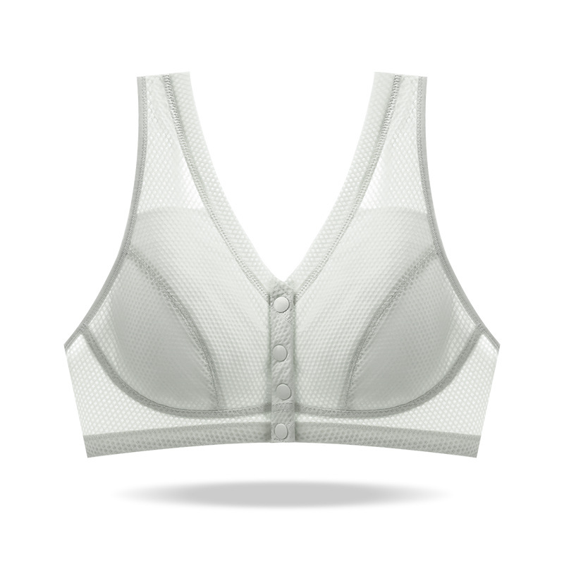 Vysoce kvalitní letní podprsenka, super prodyšná síťovina, speciální spodní prádlo pro maminky, pohodlné zapínání vpředu