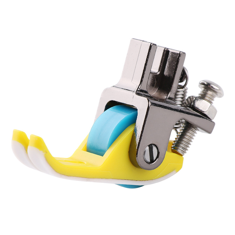 Válečková přítlačná patka pro šicí stroje (univerzální) - Vhodná na kůži, síťovinu, bavlnu, plyš, potažené materiály, dokonce i švy