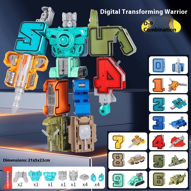 🎁 Transformovatelné digitální hračky, robotické hračky