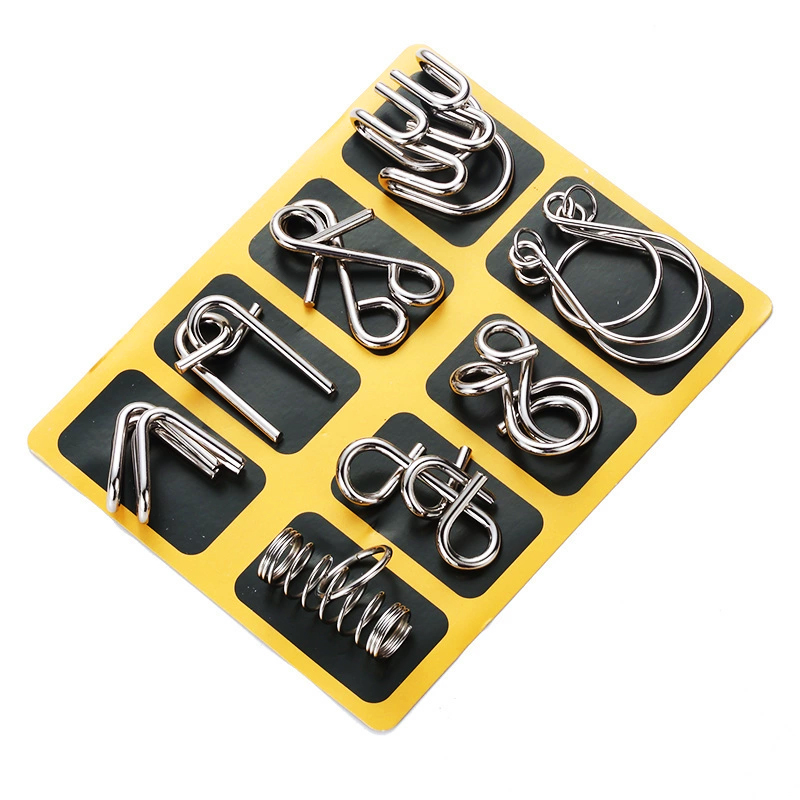 🧠 IQ Toys vzdělávací intelektuální hračky, kovové puzzle, hlavolamy.