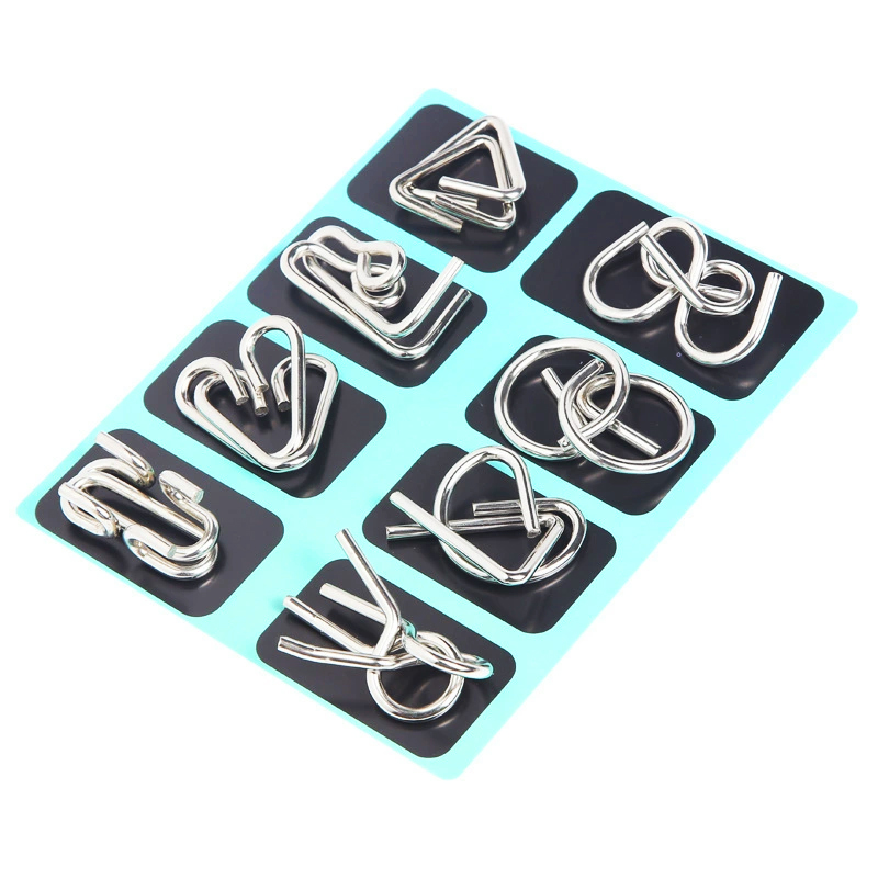 🧠 IQ Toys vzdělávací intelektuální hračky, kovové puzzle, hlavolamy.