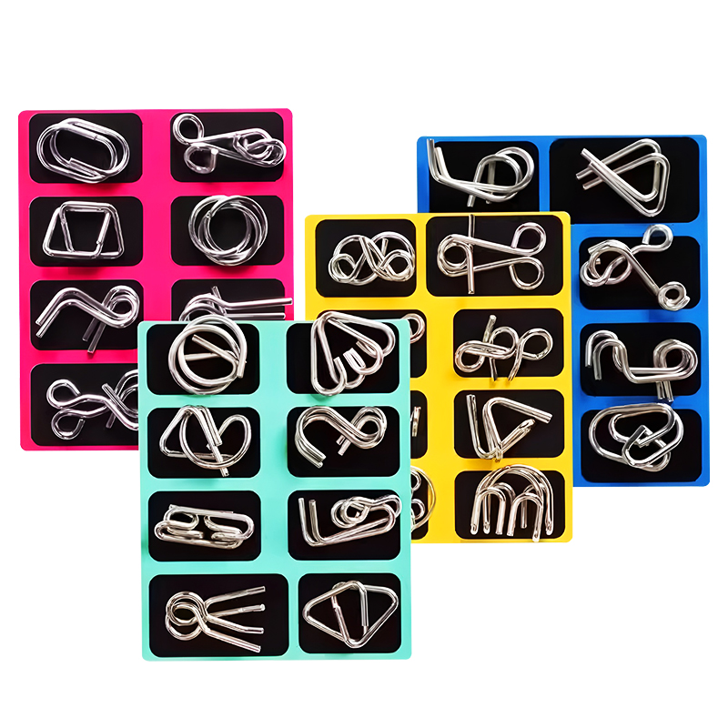 🧠 IQ Toys vzdělávací intelektuální hračky, kovové puzzle, hlavolamy.