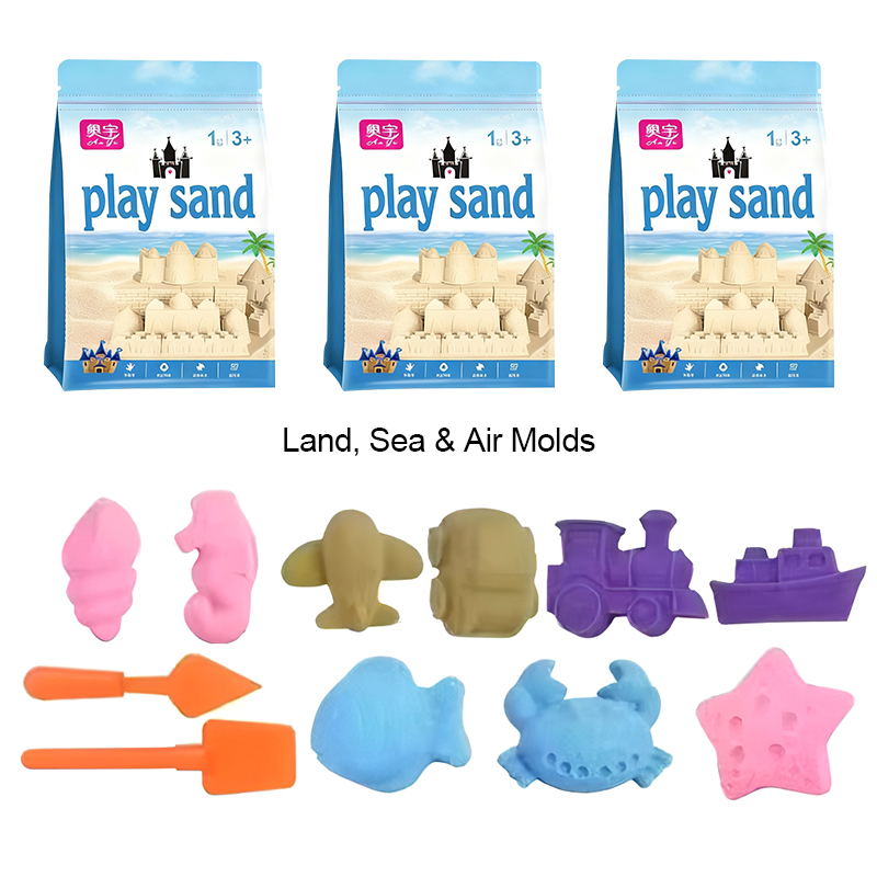 Barevný písek Space Magic Stretchy Clay – měkká, nepřilnavá a bezpečná hračka pro děti