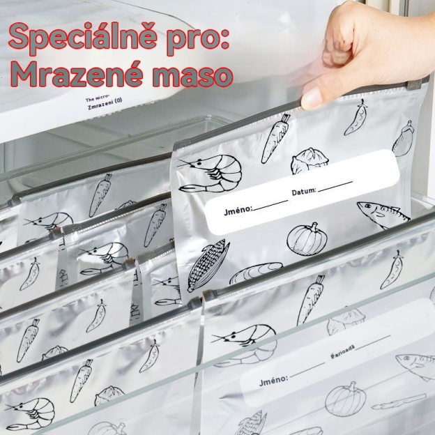 【10/20/30 ks】Opakovaně použitelné úložné sáčky z hliníkové fólie