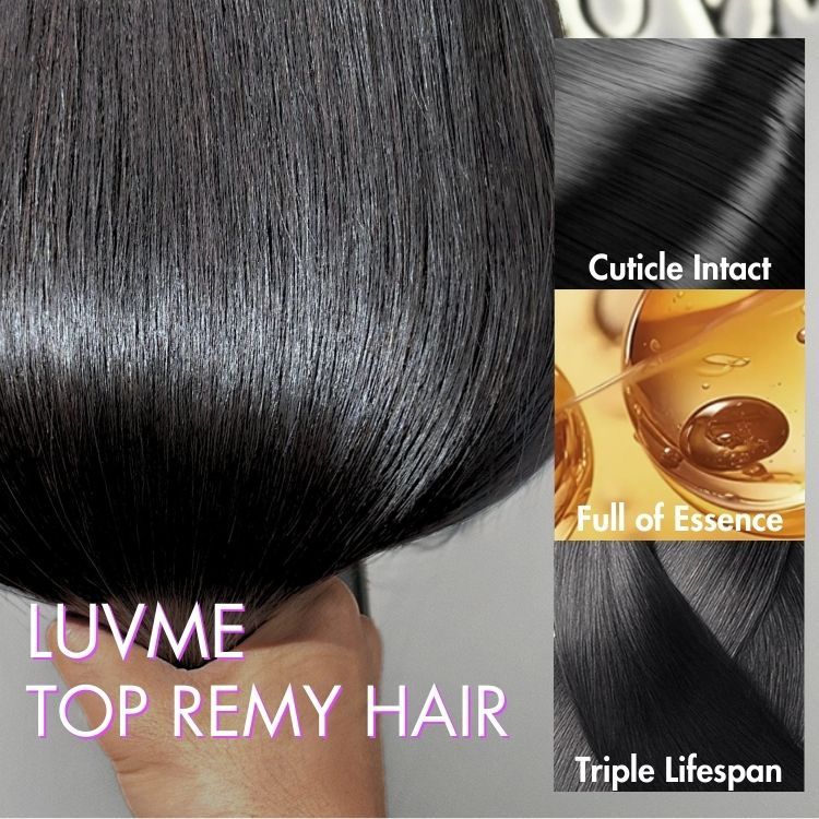 PreMax Wigs | Jet Black Middle Part Silky Straight Glueless 5x5 Closure Lace Wig