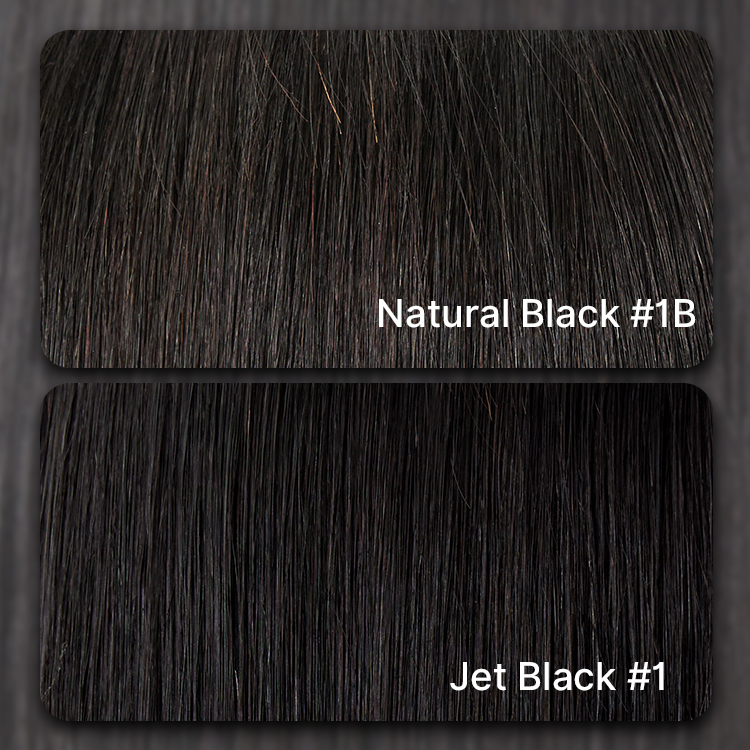 PreMax Wigs | Jet Black Middle Part Silky Straight Glueless 5x5 Closure Lace Wig