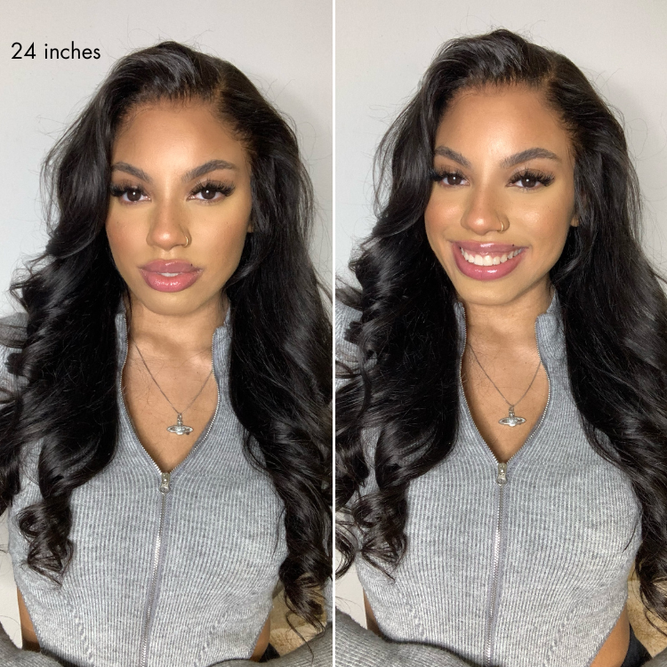 MyOwn-Fit™ PartingMax Glueless Wig 180% Density Loose Body Wave Ready to Go 7x6 Closure HD Lace Pre Cut & Plucked & Bleached