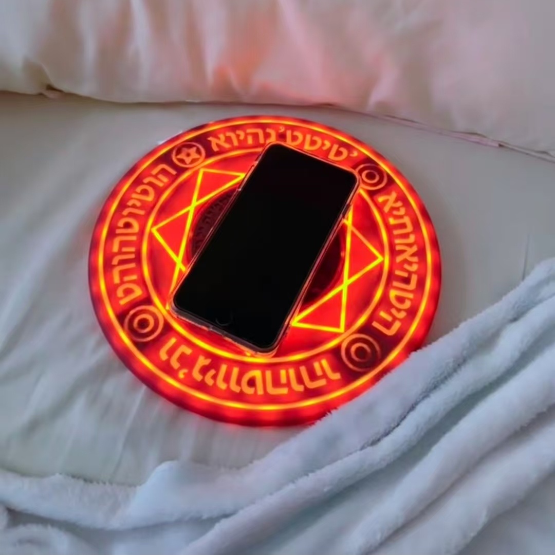 Creative Magic Circle LED Wireless Charger with Sound Effects