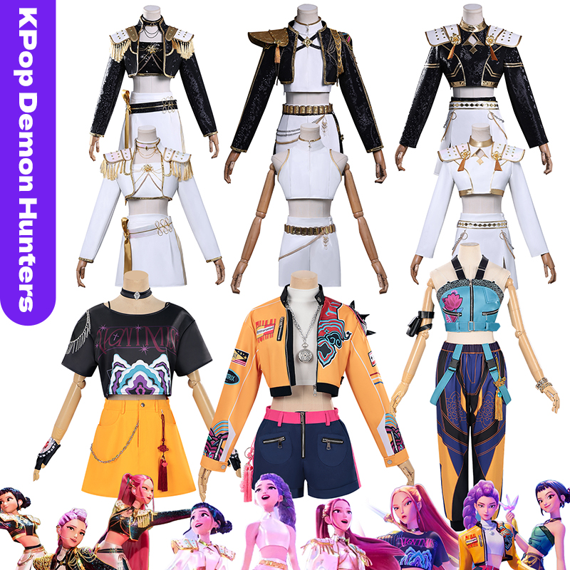 KPop Demon Hunters COS Stage Performance Costume
