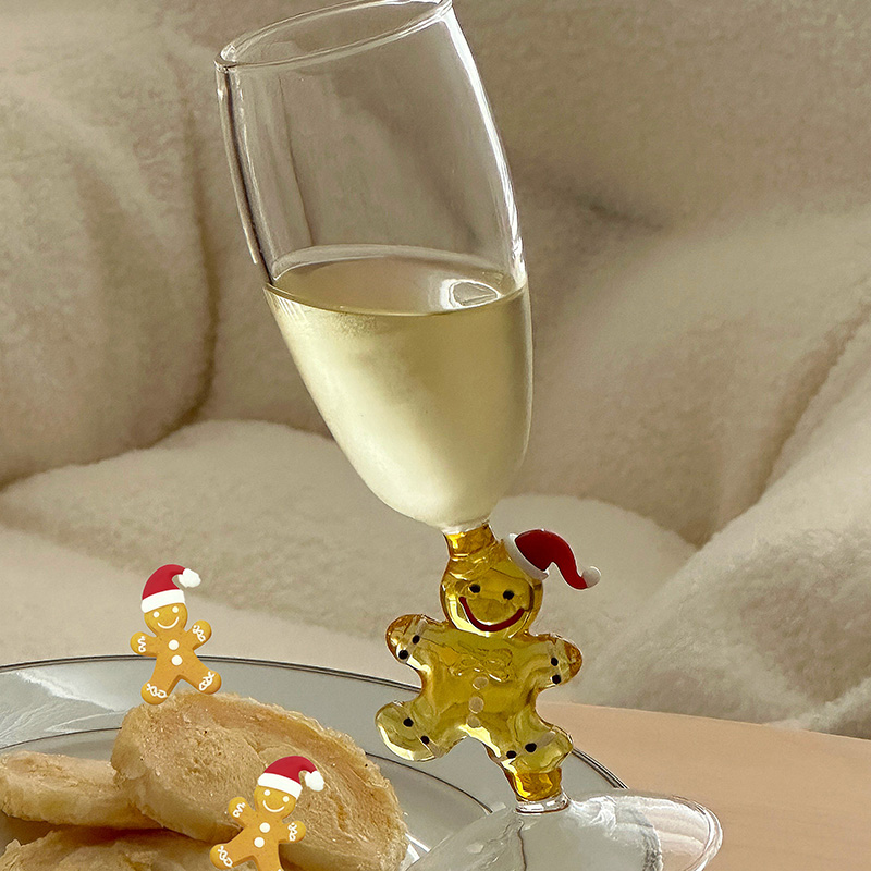 Christmas Gingerbread Man Creative Glass